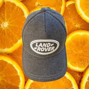 Land Rover Mens Gray Heathered Jersey Baseball Cap Hat Terrain Icons One Size